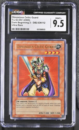 Obnoxious Celtic Guard DB2-EN112 2005 Dark Beginning 2 Ultra Rare CGC 9.5 POP 1